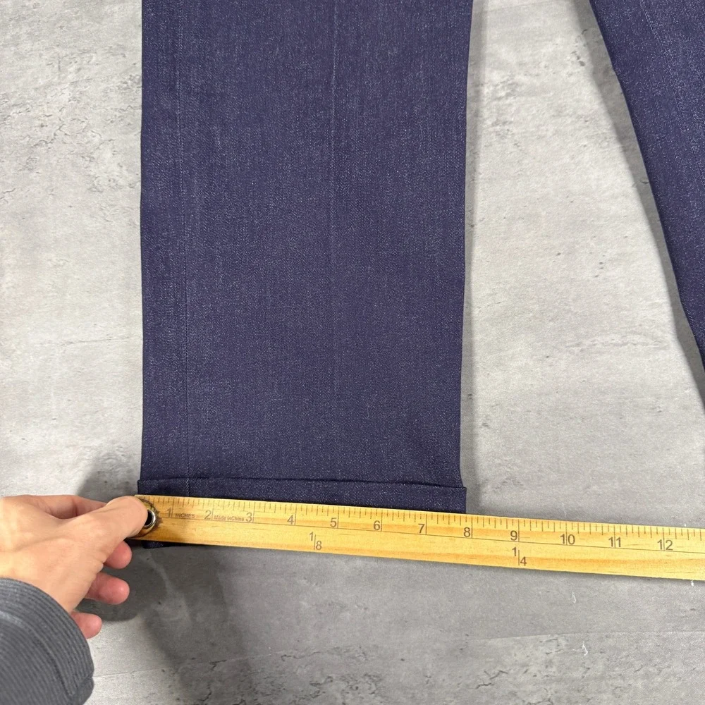 Marini Gurkha Pant Trousers Mens 31 Pleated Side Tab Indigo Denim Cuffed NEW